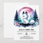 Majestic Little Wolf Verjaardag Kaart (Voorkant / Achterkant)