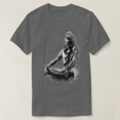 Majestic lord Shiva in Eternal meditation Black en T-shirt (Design voorkant)