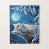 Majestic Lynx | Natuur liefhebbers Winter Legpuzzel (Verticaal)