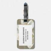 Majestic Magnolia Bagagelabel (Achterkant verticaal)