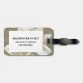 Majestic Magnolia Bagagelabel (Achterkant horizontaal)