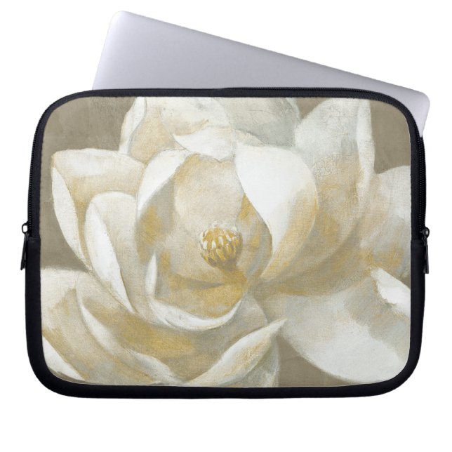 Majestic Magnolia Laptop Sleeve (Voorkant)