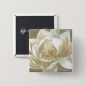 Majestic Magnolia Vierkante Button 5,1 Cm (Voorkant /achterkant)