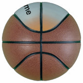 Majestic Male Turkey Fanned Tail Autumn Colors Basketbal (Rechts)