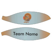 Majestic Male Turkey Fanned Tail Autumn Colors Basketbal (Panelen)