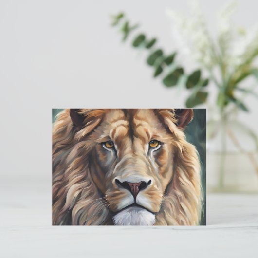 Majestic Mane Briefkaart (Staand voorkant)