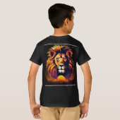 "Majestic Mane: exclusief Lion Head T-shirt ontwer (Achterkant volledig)
