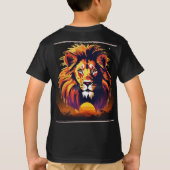 "Majestic Mane: exclusief Lion Head T-shirt ontwer (Achterkant)
