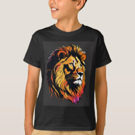 "Majestic Mane: exclusief Lion Head T-shirt ontwer