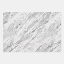 Majestic Marble Impressions Grijs Inpakpapier Vel
