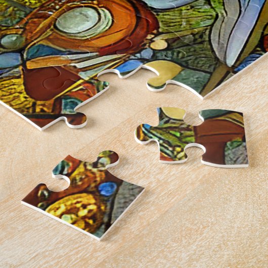 Majestic Marine Mozaïek Een Glas in lood Walvis Legpuzzel (Zijkant)