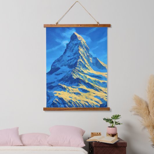 Majestic Matterhorn Hangend Wandkleed (Slaapkamer)