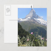Majestic Matterhorn Mountain Briefkaart (Voorkant / Achterkant)
