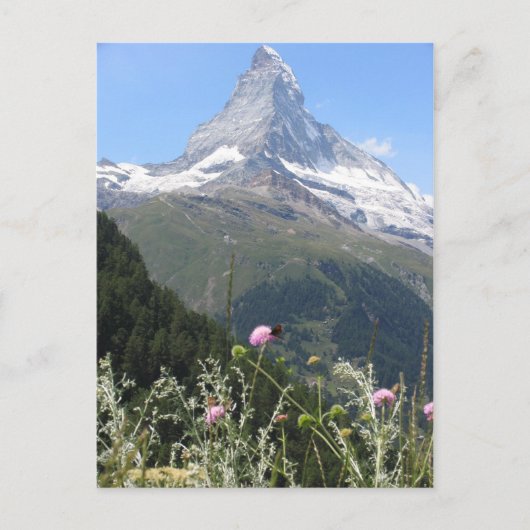 Majestic Matterhorn Mountain Briefkaart (Voorkant)