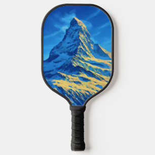 Majestic Matterhorn Mountain Pickleball Paddle