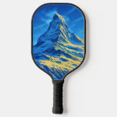 Majestic Matterhorn Mountain Pickleball Paddle (Achterkant)