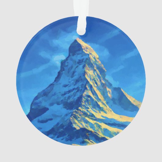 Majestic Matterhorn Ornament (achterkant)