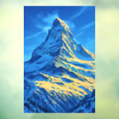 Majestic Matterhorn Raamsticker (Vel 3)