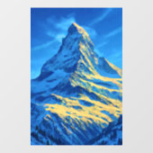 Majestic Matterhorn Raamsticker (Vel)