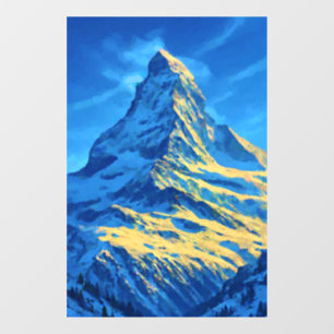 Majestic Matterhorn Raamsticker