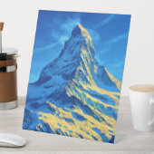 Majestic Matterhorn Reclamebord Met Voetstuk (Insitu)