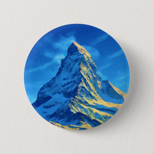 Majestic Matterhorn Ronde Button 5,7 Cm (Voorkant)