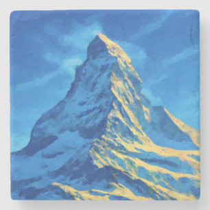 Majestic Matterhorn Stenen Onderzetter