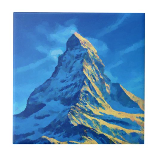 Majestic Matterhorn Tegeltje (Voorkant)