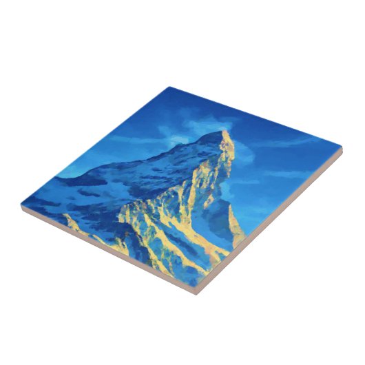 Majestic Matterhorn Tegeltje (Zijkant)