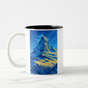 Majestic Matterhorn Tweekleurige Koffiemok