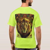 Majestic Monarch: Monkey King gedrukt T-ShirT (Achterkant)