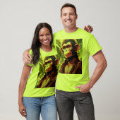 Majestic Monarch: Monkey King gedrukt T-ShirT (Unisex)