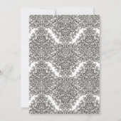 Majestic Monogram Crest Wedding Invitation (Achterkant)