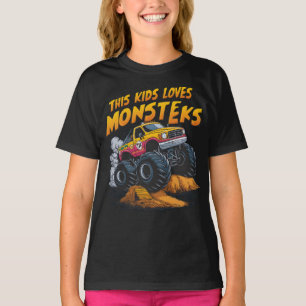 Majestic Monster Truck Veroveren Vuil Berg T-shirt