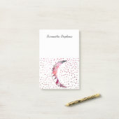 Majestic Moon Hand Drawn Nebula Abstracte sterren Post-it® Notes (Op bureau)