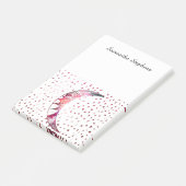 Majestic Moon Hand Drawn Nebula Abstracte sterren Post-it® Notes (Schuin)