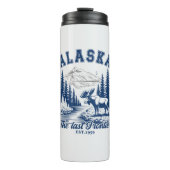 Majestic Moose in Alaska Landscape Thermosbeker (Voorkant)