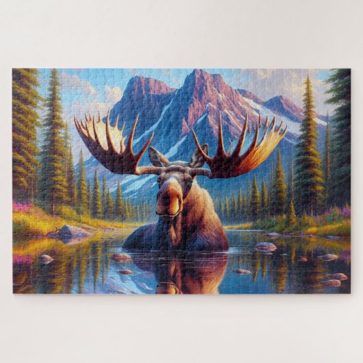 Majestic Moose Peaks, Mountain Peaks Legpuzzel (Horizontaal)