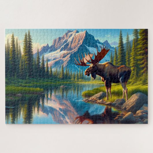 Majestic Moose Peaks, Mountain Peaks Legpuzzel (Horizontaal)