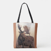 Majestic Moose Tote Bag (Achterkant)