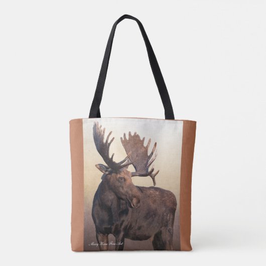 Majestic Moose Tote Bag (Achterkant)