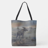 Majestic Moose Tote Bag (Achterkant)