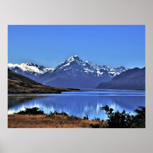 Majestic Mount Cook Poster (Voorkant)
