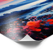 Majestic Mount Fuji bij zonsondergang Foto Afdruk (Hoek)