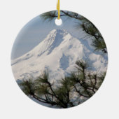 Majestic Mount Hood Foto Keramisch Ornament (Achterkant)