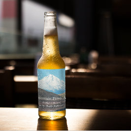 Majestic Mount Hood gepersonaliseerd Bier Etiket