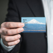 Majestic Mount Hood Landschap Visitekaartje