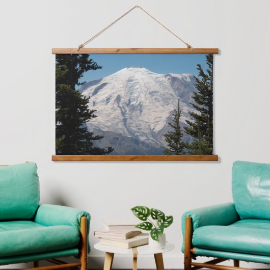 Majestic Mount Rainier landschap Hangend Wandkleed (Woonkamer)