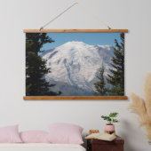 Majestic Mount Rainier landschap Hangend Wandkleed (Slaapkamer)