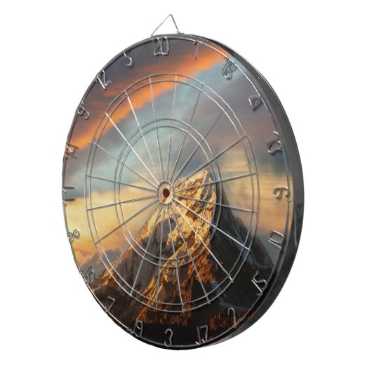 Majestic Mountain Dartbord (Voorkant Rechts)